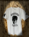 CnP Choppers n Partys - White Bandana Skull (Herren) T-Shirt Weiss
